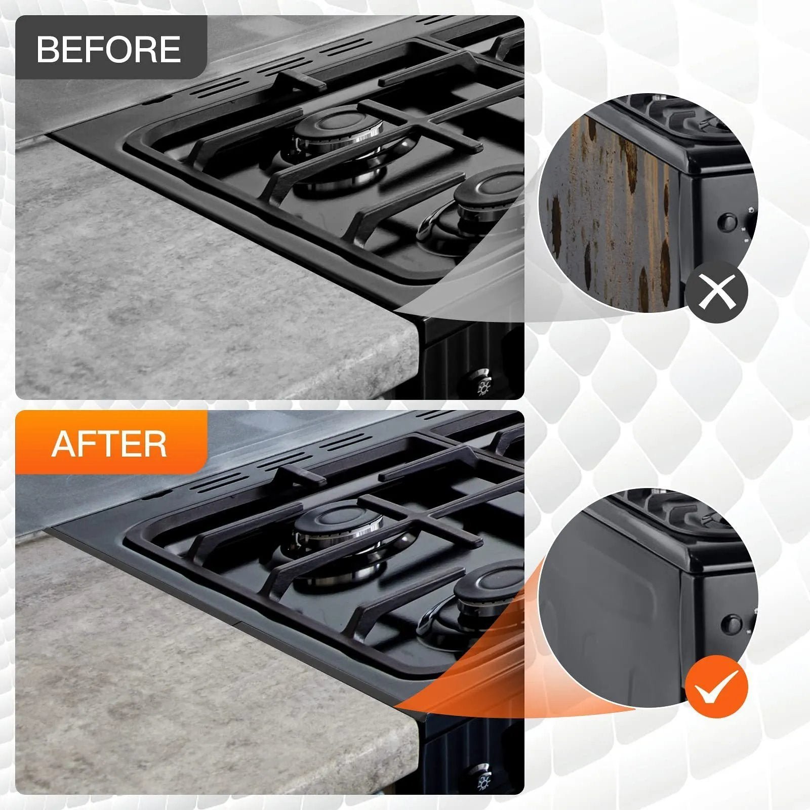 🔥 🎁Retractable Stainless Steel Stove Gap Covers - Image 8