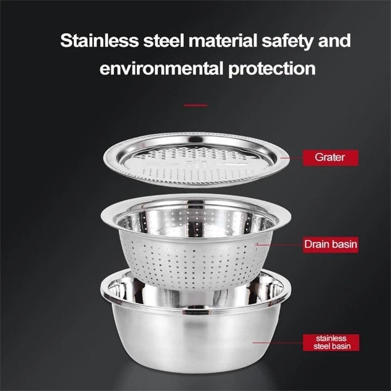 3-Piece Fine Mesh Strainer Set – Rustproof & Food-Grade Design